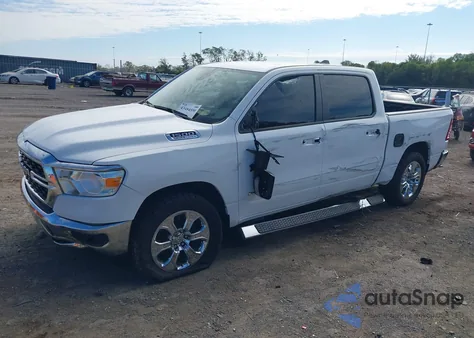 2022 Ram 1500 Big Horn 4X2 5'7 Box из США, поврежденный, VIN 1C6RREFT4NN479911